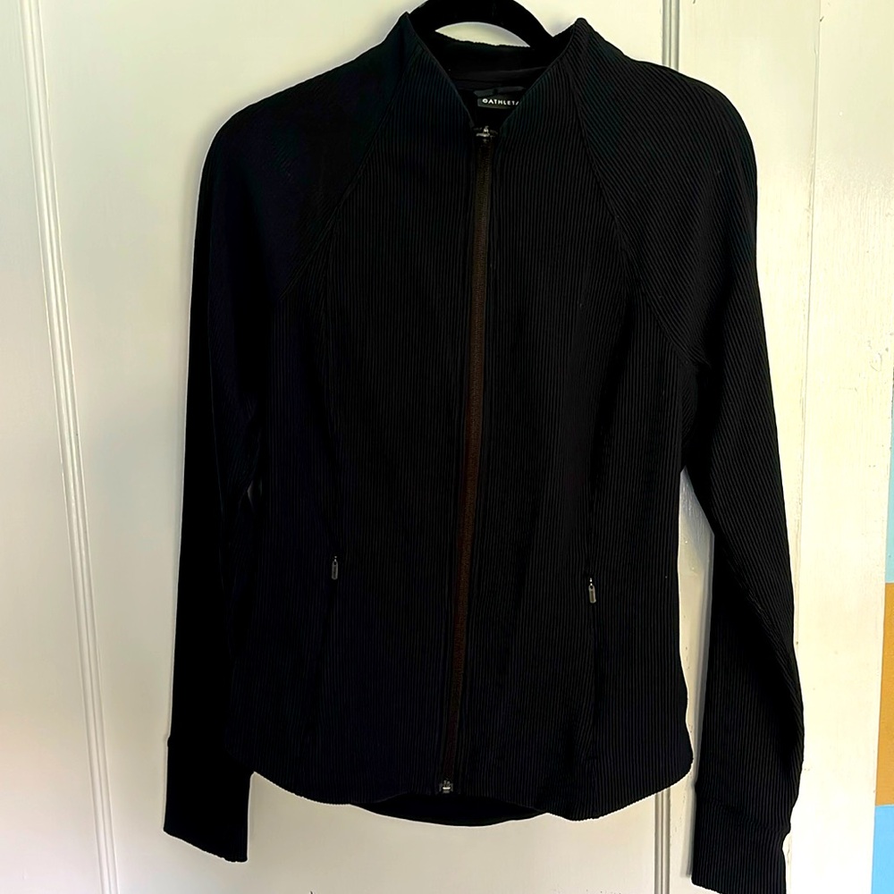 Athleta ribbed athletic jacket